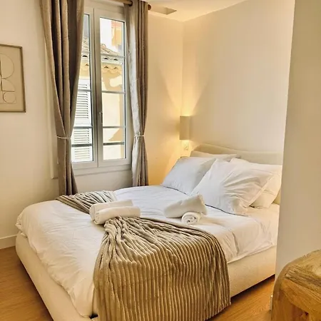 Apartamento Repere Des Artistes - Central, 3mn From Beach, 10mn Palais, Modern, Ac, Balcony *